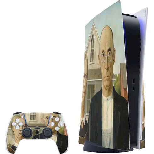 Grant Wood American Gothic PS5 Bundle Skin