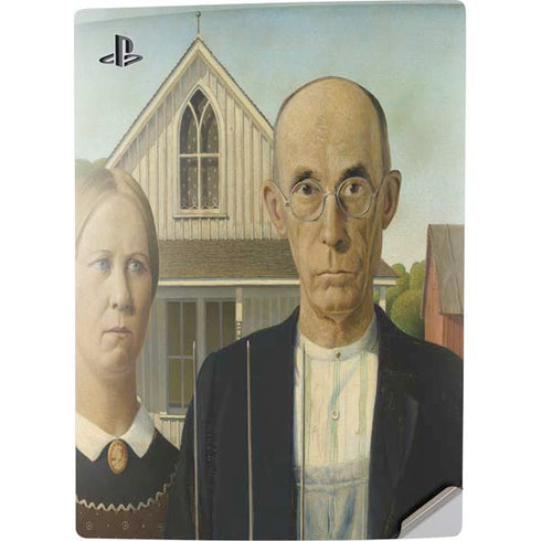 Grant Wood American Gothic PS5 Digital Edition Console Skin