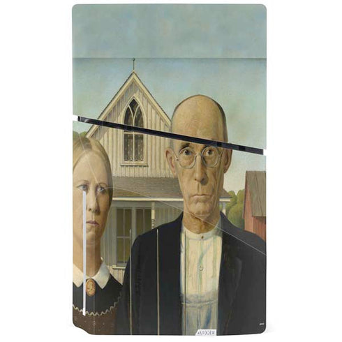Grant Wood American Gothic PS5 Slim Disk Console Skin