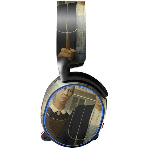 Grant Wood American Gothic SteelSeries Arctis 3 Skin