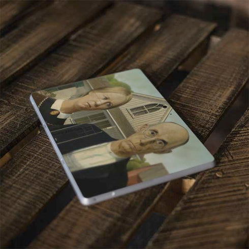 Grant Wood American Gothic Surface Go Skin