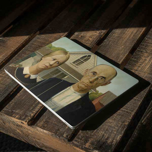 Grant Wood American Gothic Surface Laptop 3 13.5in Skin