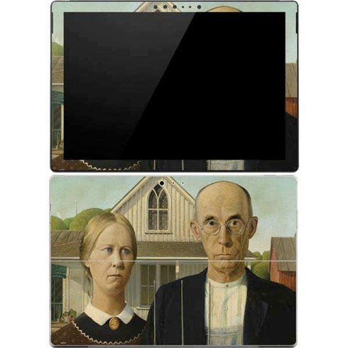 Grant Wood American Gothic Surface Pro 4 Skin
