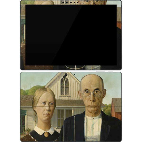 Grant Wood American Gothic Surface Pro 7 Skin