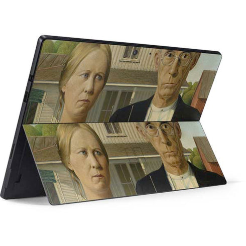 Grant Wood American Gothic Surface Pro 7 Skin