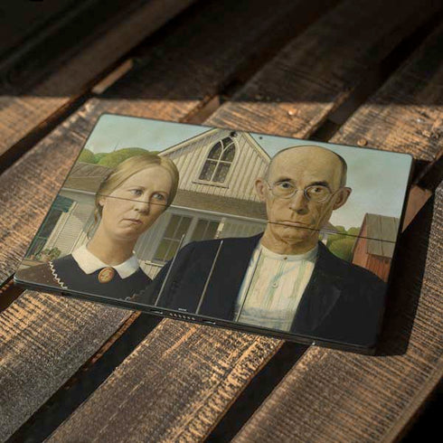 Grant Wood American Gothic Surface Pro 7 Skin