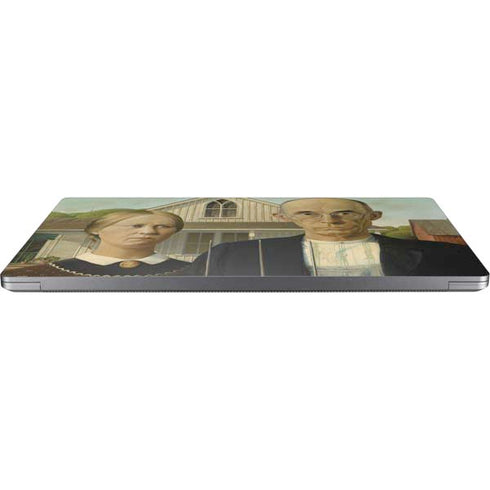 Grant Wood American Gothic Universal Laptop 12in (9.8 x 6.8in) Skin