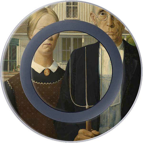 Grant Wood American Gothic Wireless Charger Skin