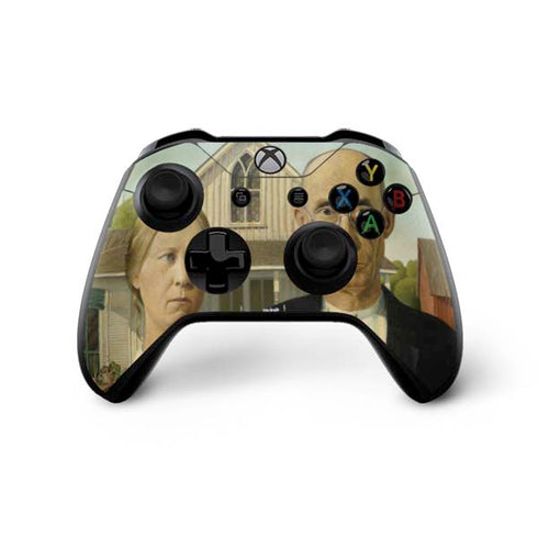 Grant Wood American Gothic Xbox One X Controller Skin