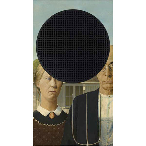 Grant Wood American Gothic Xbox Series S Console Skin