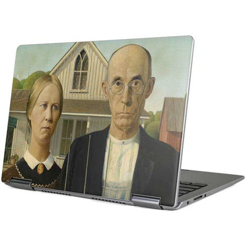 Grant Wood American Gothic Yoga 710 14in Skin