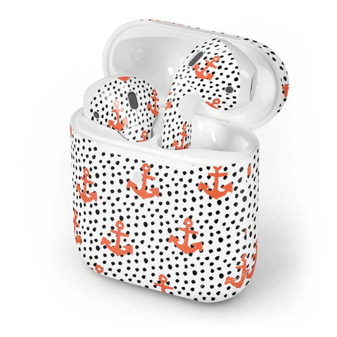 Bouffants and Broken Hearts Anchors and Dots Apple AirPods 2 Skin