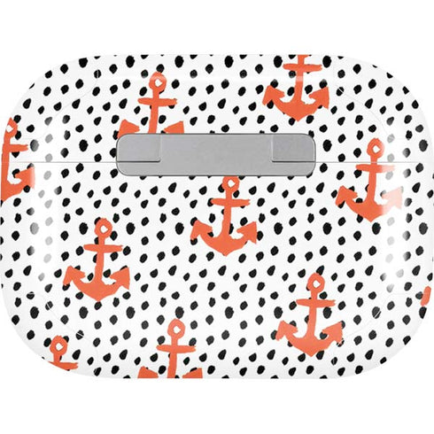 Bouffants and Broken Hearts Anchors and Dots Apple AirPods Pro Skin