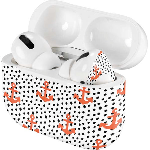 Bouffants and Broken Hearts Anchors and Dots Apple AirPods Pro Skin