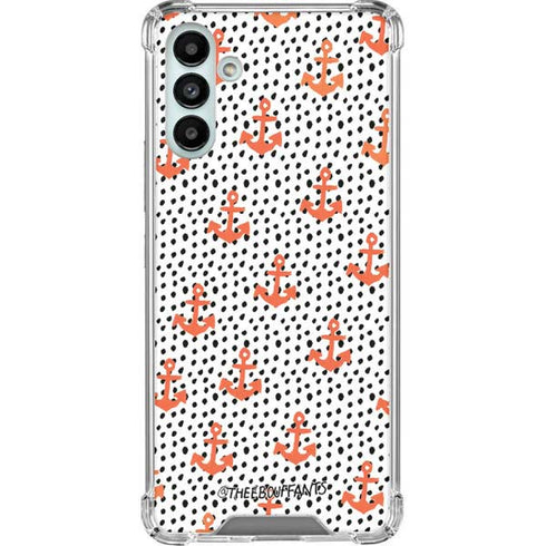 Bouffants and Broken Hearts Anchors and Dots Galaxy A13 5G Clear Case