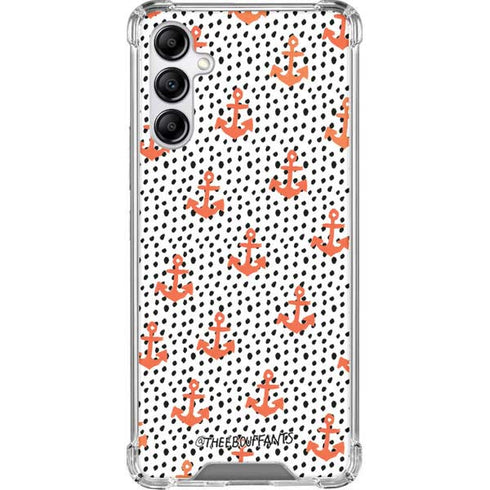 Bouffants and Broken Hearts Anchors and Dots Galaxy A14 5G Clear Case