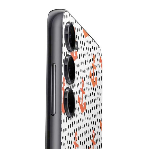 Bouffants and Broken Hearts Anchors and Dots Galaxy A14 5G Skin