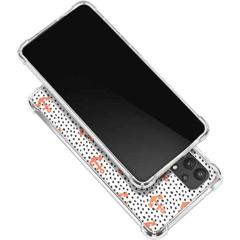 Bouffants and Broken Hearts Anchors and Dots Galaxy A32 5G Clear Case