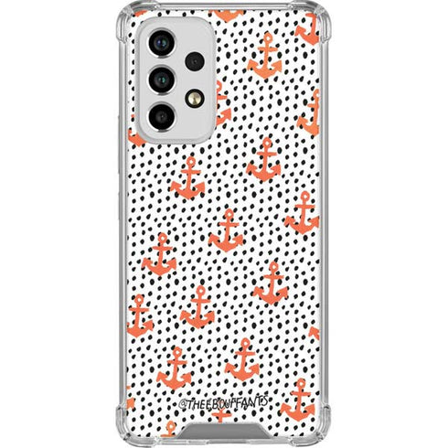 Bouffants and Broken Hearts Anchors and Dots Galaxy A53 5G Clear Case