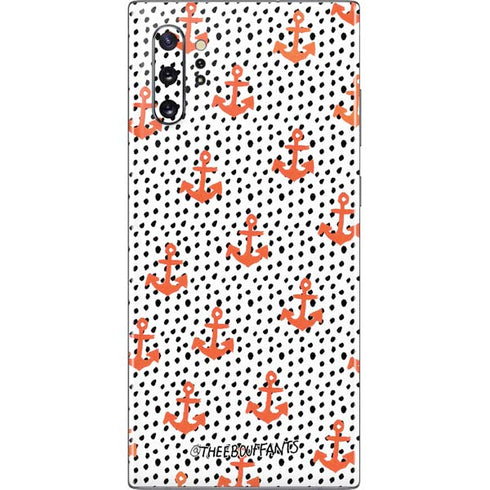 Bouffants and Broken Hearts Anchors and Dots Galaxy Note 10 Plus Skin