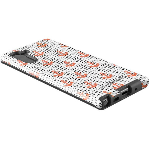 Bouffants and Broken Hearts Anchors and Dots Galaxy Note 10 Pro Case