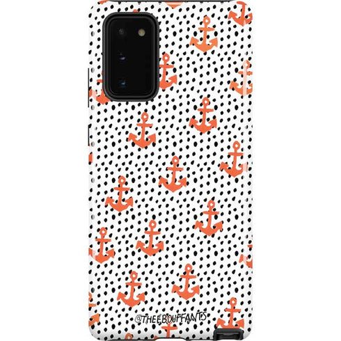 Bouffants and Broken Hearts Anchors and Dots Galaxy Note20 5G Pro Case