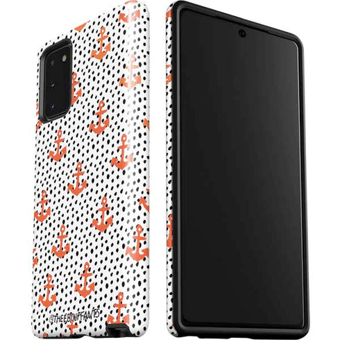 Bouffants and Broken Hearts Anchors and Dots Galaxy Note20 5G Pro Case