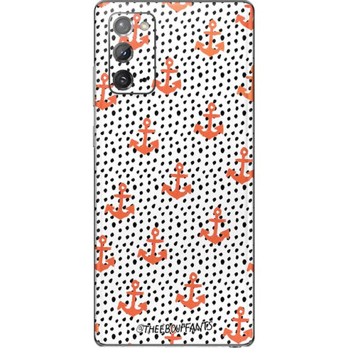 Bouffants and Broken Hearts Anchors and Dots Galaxy Note20 5G Skin