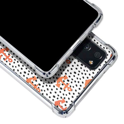 Bouffants and Broken Hearts Anchors and Dots Galaxy S20 FE Clear Case