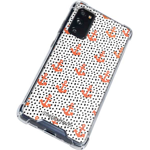 Bouffants and Broken Hearts Anchors and Dots Galaxy S20 FE Clear Case
