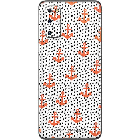 Bouffants and Broken Hearts Anchors and Dots Galaxy S20 Skin