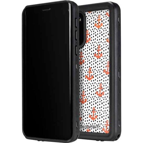 Bouffants and Broken Hearts Anchors and Dots Galaxy S20 Waterproof Case