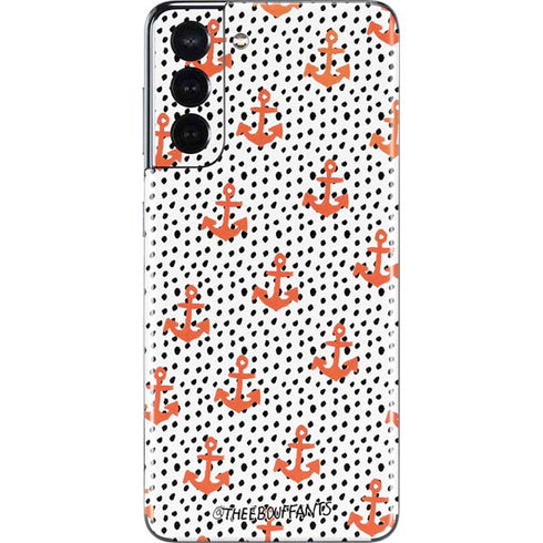 Bouffants and Broken Hearts Anchors and Dots Galaxy S21 5G Skin