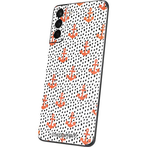 Bouffants and Broken Hearts Anchors and Dots Galaxy S21 5G Skin