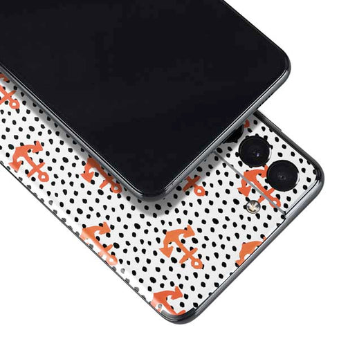 Bouffants and Broken Hearts Anchors and Dots Galaxy S21 5G Skin