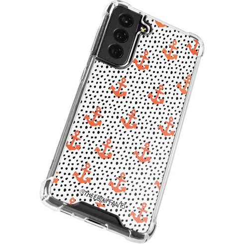 Bouffants and Broken Hearts Anchors and Dots Galaxy S21 FE Clear Case