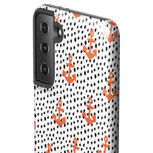 Bouffants and Broken Hearts Anchors and Dots Galaxy S21 Plus 5G Pro Case