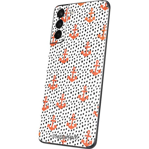 Bouffants and Broken Hearts Anchors and Dots Galaxy S21 Plus 5G Skin