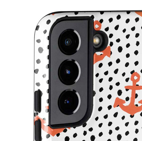 Bouffants and Broken Hearts Anchors and Dots Galaxy S22 Plus Pro Case
