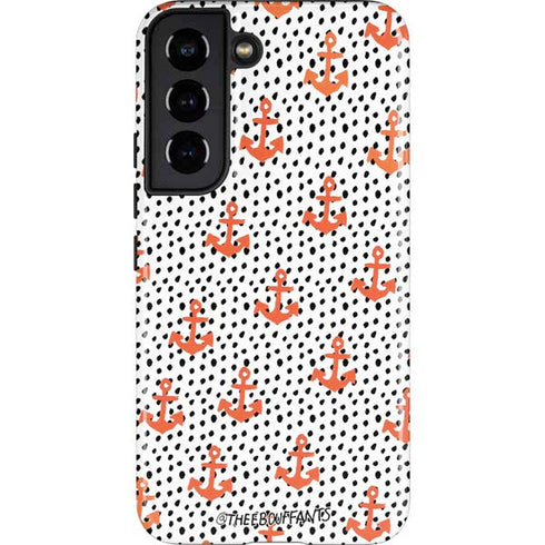 Bouffants and Broken Hearts Anchors and Dots Galaxy S22 Pro Case