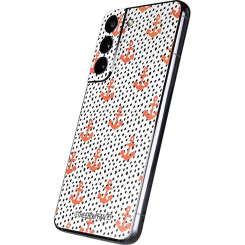 Bouffants and Broken Hearts Anchors and Dots Galaxy S22 Skin