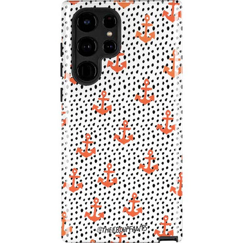 Bouffants and Broken Hearts Anchors and Dots Galaxy S22 Ultra Pro Case