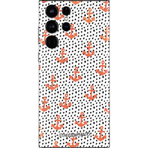 Bouffants and Broken Hearts Anchors and Dots Galaxy S22 Ultra Skin