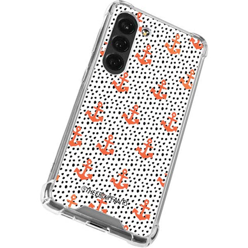 Bouffants and Broken Hearts Anchors and Dots Galaxy S23 Clear Case