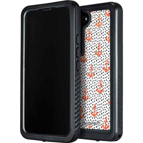 Bouffants and Broken Hearts Anchors and Dots Galaxy S23 Plus Waterproof Case