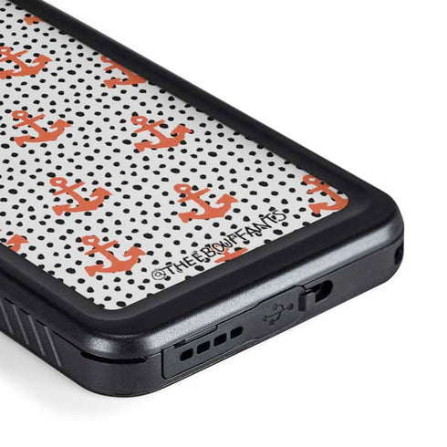 Bouffants and Broken Hearts Anchors and Dots Galaxy S23 Plus Waterproof Case