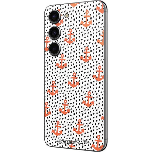 Bouffants and Broken Hearts Anchors and Dots Galaxy S23 Skin