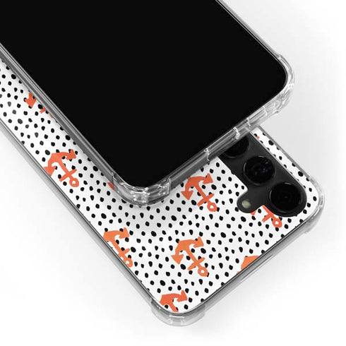 Bouffants and Broken Hearts Anchors and Dots Galaxy S24 Plus Clear Case