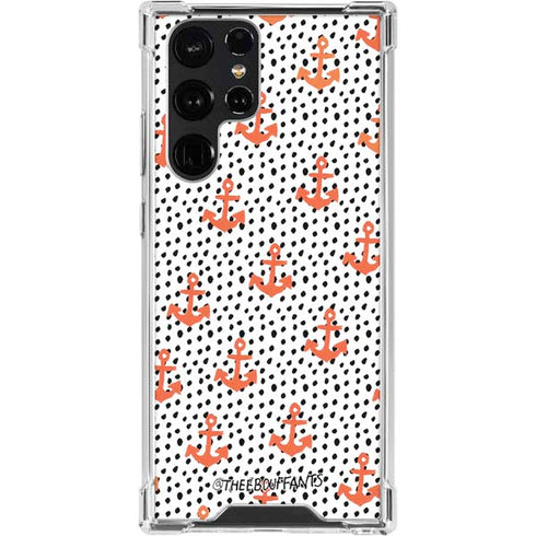 Bouffants and Broken Hearts Anchors and Dots Galaxy S24 Ultra Clear Case