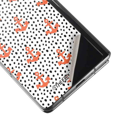 Bouffants and Broken Hearts Anchors and Dots Galaxy Z Fold2 5G Skin